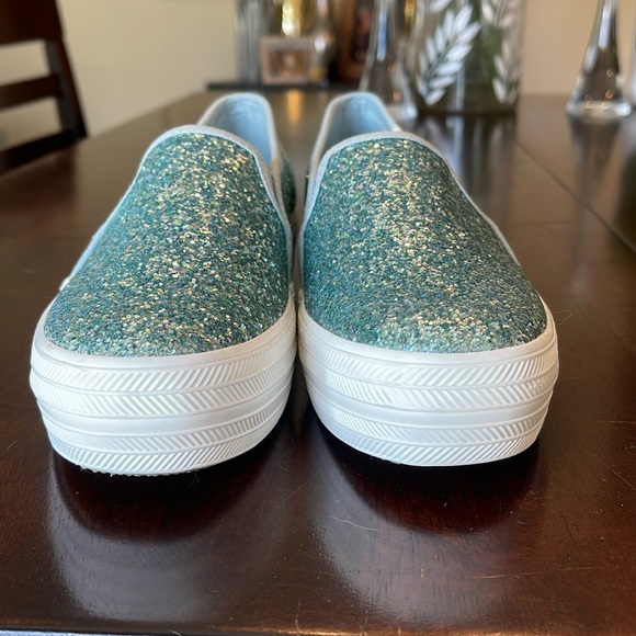 NWOT keds for Kate Spade Double Decker Glitter Slip On Sneaker 6.5 - Picture 8 of 8